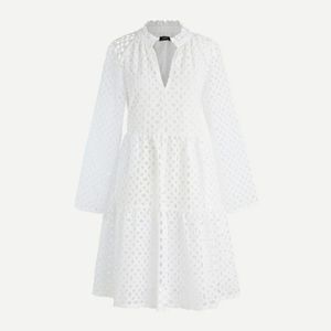 NWT J.Crew white embroidered eyelet dress